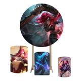 Kit Painel + 3 Cilindros Temas League Of Legends 