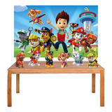 Kit Painel + Display Patrulha Canina Decoração De Festa Full