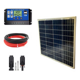Kit Painel Placa Controlador Solar Fotovoltaica 60w Watts
