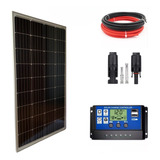 Kit Painel Placa Energia Fotovoltaica 150w Controlador 30a
