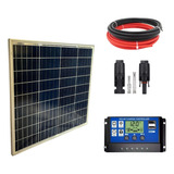 Kit Painel Placa Energia Fotovoltaica 60w