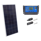 Kit Painel Placa Energia Solar 155w Controlador 30a E Mc4