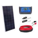 Kit Painel Placa Energia Solar 155w Motor Home 12 Volts 