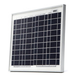 Kit Painel Placa Solar Fotovoltaica 10w + Controlador 10a