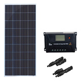 Kit Painel Solar 150w Com Controlador