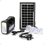 Kit Painel Solar 3 Lâmpada Luminária