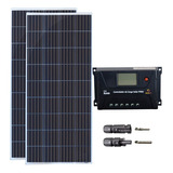 Kit Painel Solar 300w Policristalino Controlador