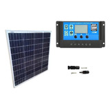 Kit Painel Solar 60w Resun + Controlador Kw1210 - 10a