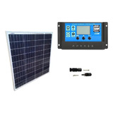 Kit Painel Solar 60w Resun + Controlador Kw1210 - 10a