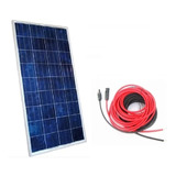 Kit Painel Solar Placa Célula Fotovoltaica 150w + Cabo + Mc4