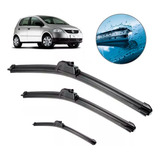 Kit Palheta Limpador Parabrisa Fox 2003 04 05 06 07 08 09