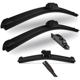Kit Palheta Silicone Limpador Parabrisa Gol G3 G4 Diant+tras