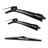 Kit Palhetas Limpador Bosch Fox 2010 2011 2012 + Traseira