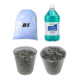 Kit Palitos, Lentilha Aco Inox Polimento Shampoo E Po B5