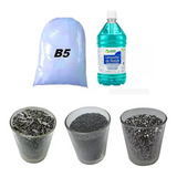 Kit Palitos Lentilha Esferas 1,5mm Aço Inox Shampoo E Pó B5