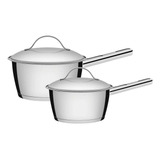 Kit Panelas 16 E 18 Cm Tramontina Allegra 2 Peças