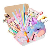Kit Papelaria Cherry Kawaii 15 Itens Fofos