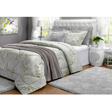 Kit Papilons Casal Queen Edredom + Jogo Lençol Roupa De Cama
