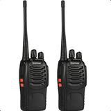 Kit Par 2 Radio Baofeng 777s Walk Talk Comunicador 16 Canais