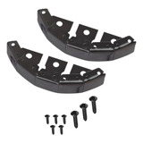 Kit Par Biqueira Para Bota Combat 4 Preto E Cromado