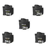 Kit Par Caneleira Tornozeleira 1 2 3 4 5kg - Enforce Confort