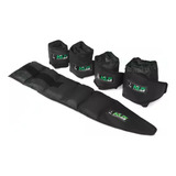 Kit Par Caneleira Tornozeleira Funcional 2kg 3kg 4kg 5kg