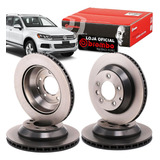 Kit Par Discos Freio Traseiro Brembo Touareg 7l 2002 À 2018