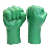 Kit Par Luva Punho Hulk Verde Vingadores Brinquedo Infantil