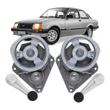 Kit Par Maquina + Manivela Vidro Chevette Chevy 2 P Apos 83