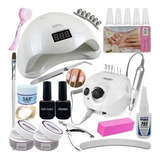 Kit Para Alongamento De Unhas Fibra De Vidro Cabine Completo