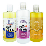 Kit Para Banho E Desembaraço De Pelos Pet Cães E Gatos 500ml
