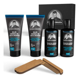 Kit Para Barba 2 Shampoo, 2 Balm + Pente De Madeira 