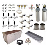 Kit Para Beer Truck 6 Vias Inox Profissional Para Chopp