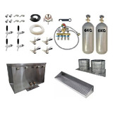 Kit Para Beer Truck A Gelo 4 Vias Kit Completo - Premium