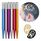 Kit Para Desenho E Design Capilar Com Molde + Caneta Promo