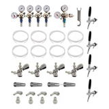 Kit Para Extração Câmara Fria 4 Vias N2 C/ Torneira Italiana
