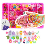 Kit Para Fazer Pulseiras Coloridas, Bijuteria,