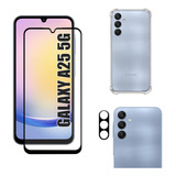 Kit Para Galaxy A25 5g - Película 3d + Capa Tpu + Câmera