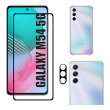 Kit Para Galaxy M54 5g - Película 3d + Capa Tpu + Câmera 3d