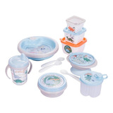 Kit Para Introdução Alimentar Dinossauro Plasútil 6 Peças