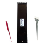 Kit Para Mechas Com Plaquete, Pincel Nuance E Pente Krest