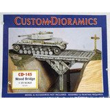 Kit Para Montar Diorama Wood Bridge Custon Dioramics - 1/35