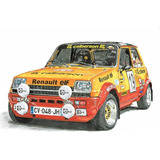 Kit Para Montar Italeri Renault R5 Alpine Rally 1/24 3652