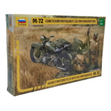 Kit Para Montar Motocicleta 3651 Soviética M-72 1/35 Zvezda 