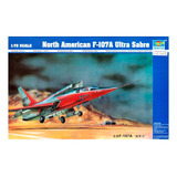 Kit Para Montar North American F-107a Ultra Sabre - 1/72