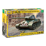 Kit Para Montar Tanque T-34/85 (1944)zvezda