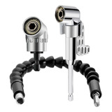 Kit Para Parafusadeira Adaptador Angular Curto Longo + Cabo