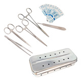 Kit Para Suturar Avançado 7 Itens Com Estojo - Weldon
