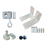 Kit Para Toldo Cortina = Par Mancal + Par Buchas + Catraca