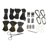 Kit Paracord Para Confecção De Chaveiros E Pulseiras Nautika
